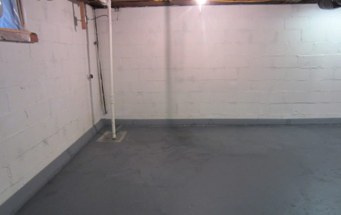 Basement waterproofing