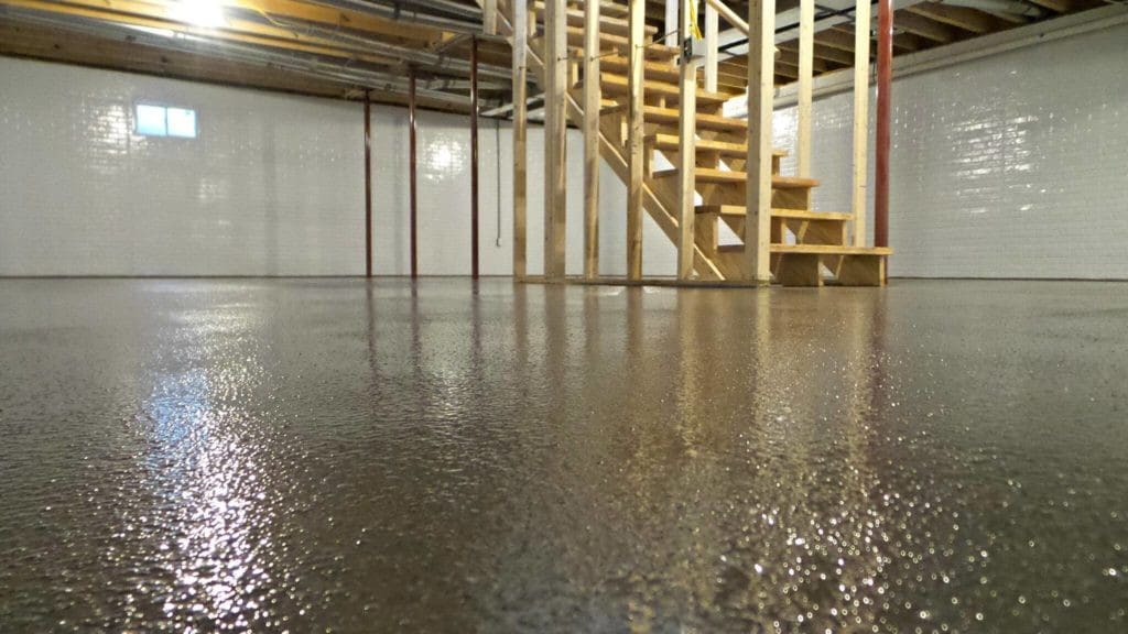 Basement waterproofing