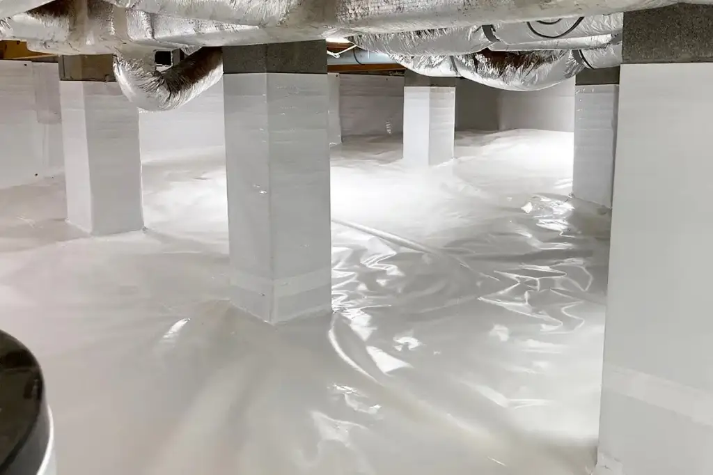 Crawl space encapsulation service completed by Accurate Basement Repair